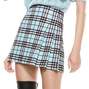Plaid Alice + Olivia skirt